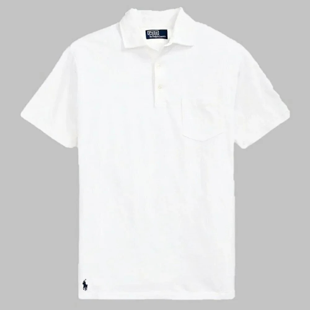 Polo Ralph Lauren Men's Classic Fit Cotton Polo Shirt White Size XL (MSRP $148)